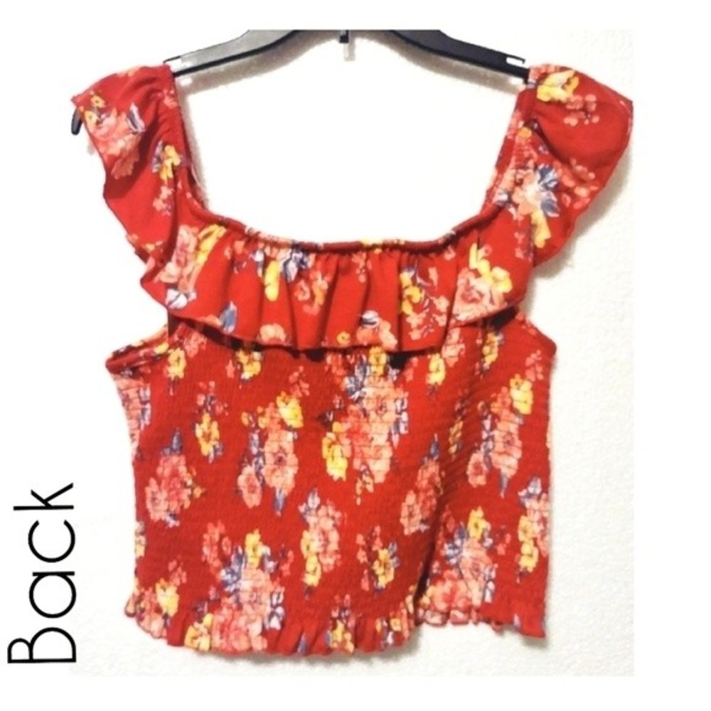 Arizona Floral Ruffle Smocked Top - Picture 5 of 6